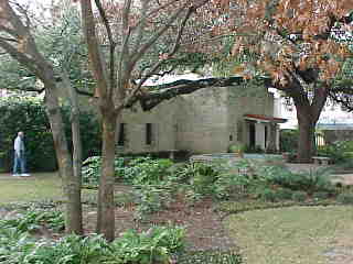 Peaceful gardens now fill the old mission where Texas Freedom began over 150  years before.