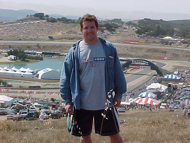 Tommy at Laguna Seca.